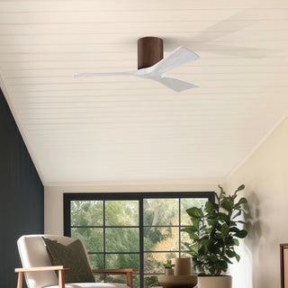 Irene-3H 42" Ceiling Fan in Walnut Tone