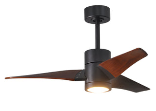 Matthews Fan Company - SJ-BK-WN-42 - 42" Ceiling Fan - Super Janet - Matte Black