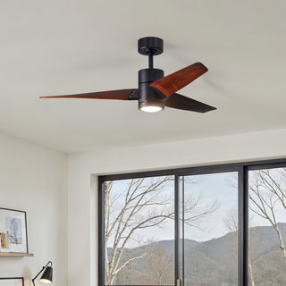 Super Janet 52" Ceiling Fan in Matte Black