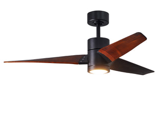 Matthews Fan Company - SJ-BK-WN-52 - 52" Ceiling Fan - Super Janet - Matte Black