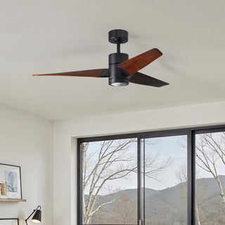 Super Janet 60" Ceiling Fan in Matte Black