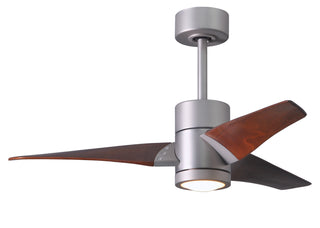 Matthews Fan Company - SJ-BN-WN-42 - 42" Ceiling Fan - Super Janet - Brushed Nickel