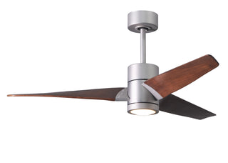 Matthews Fan Company - SJ-BN-WN-52 - 52" Ceiling Fan - Super Janet - Brushed Nickel