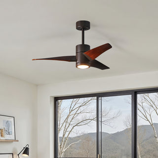 Super Janet 42" Ceiling Fan in Textured Bronze
