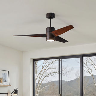 Super Janet 52" Ceiling Fan in Textured Bronze