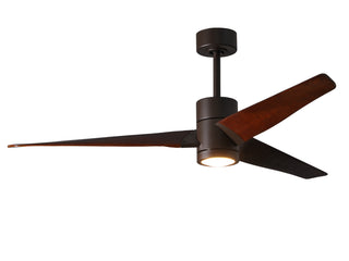 Matthews Fan Company - SJ-TB-WN-60 - 60" Ceiling Fan - Super Janet - Textured Bronze