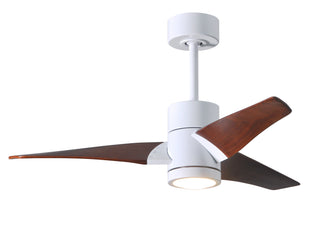 Matthews Fan Company - SJ-WH-WN-42 - 42" Ceiling Fan - Super Janet - Gloss White