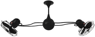 Italo Ventania Ceiling Fan in Matte Black