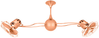 Italo Ventania Ceiling Fan in Brushed Copper