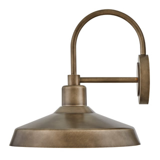 Forge Large Wall Mount Barn Light in Burnished Bronze