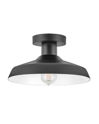 Forge Small Flush Mount in Black