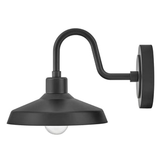 Forge Small Wall Mount Barn Light in Black