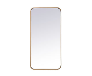 Elegant Lighting - MR801836BR - Mirror - Evermore - Brass