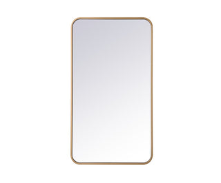Elegant Lighting - MR802036BR - Mirror - Evermore - Brass