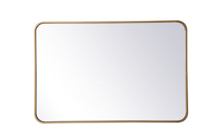 Elegant Lighting - MR802436BR - Mirror - Evermore - Brass