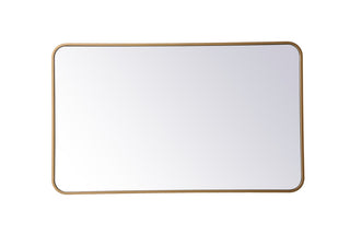 Elegant Lighting - MR802440BR - Mirror - Evermore - Brass