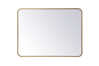 Elegant Lighting - MR802736BR - Mirror - Evermore - Brass