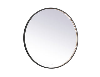 Elegant Lighting - MRE6042BK - LED Mirror - Pier - Black