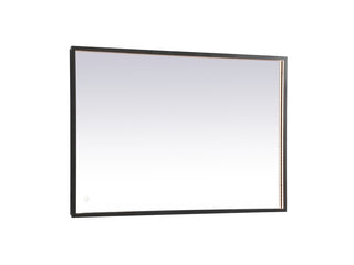 Elegant Lighting - MRE62740BK - LED Mirror - Pier - Black