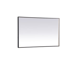 Elegant Lighting - MRE63048BK - LED Mirror - Pier - Black