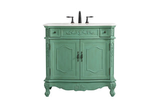 Elegant Lighting - VF10136VM - Vanity Sink Set - Danville - vintage mint