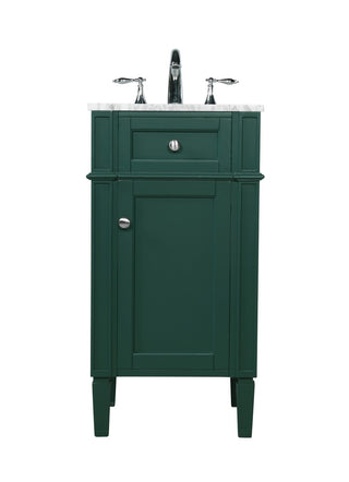 Elegant Lighting - VF12518GN - Single Bathroom Vanity - Park Avenue - green
