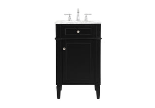 Elegant Lighting - VF12521BK - Single Bathroom Vanity - Park Avenue - black