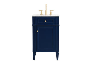 Elegant Lighting - VF12521BL - Single Bathroom Vanity - Park Avenue - blue