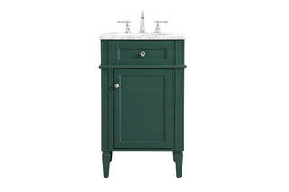 Elegant Lighting - VF12521GN - Single Bathroom Vanity - Park Avenue - green