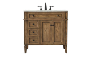 Elegant Lighting - VF12536DW - Single Bathroom Vanity - Park Avenue - driftwood