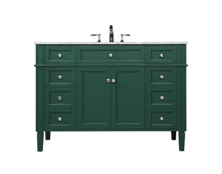 Elegant Lighting - VF12548GN - Single Bathroom Vanity - Park Avenue - green