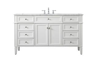 Elegant Lighting - VF12560WH - Single Bathroom Vanity - Park Avenue - white