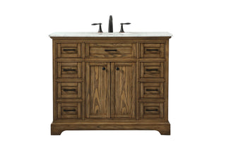 Elegant Lighting - VF15042DW - Single Bathroom Vanity - Americana - driftwood