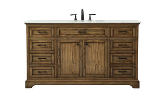 Elegant Lighting - VF15060DW - Single Bathroom Vanity - Americana - driftwood