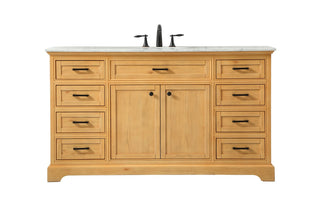 Elegant Lighting - VF15060NW - Single Bathroom Vanity - Americana - natural wood