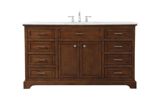 Elegant Lighting - VF15060TK - Single Bathroom Vanity - Americana - teak