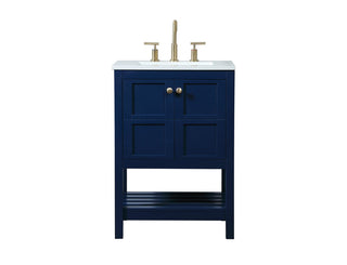 Elegant Lighting - VF16424BL - Vanity Sink Set - Theo - blue
