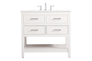 Elegant Lighting - VF19036WH - Vanity Sink Set - Sinclaire - white