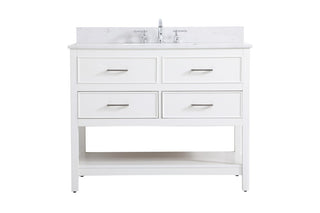 Elegant Lighting - VF19042WH-BS - Vanity Sink Set - Sinclaire - white