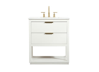 Elegant Lighting - VF19230WH - Vanity Sink Set - Larkin - white
