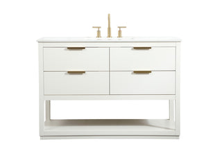 Elegant Lighting - VF19248WH - Vanity Sink Set - Larkin - white