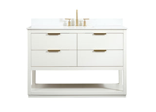 Elegant Lighting - VF19248WH-BS - Vanity Sink Set - Larkin - white