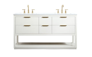 Elegant Lighting - VF19260DWH - Vanity Sink Set - Larkin - white