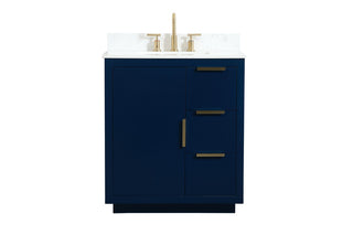 Elegant Lighting - VF19430BL-BS - Vanity Sink Set - Blake - blue