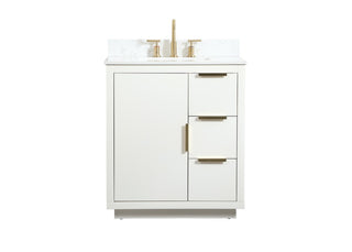 Elegant Lighting - VF19430WH-BS - Vanity Sink Set - Blake - white