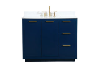 Elegant Lighting - VF19442BL-BS - Vanity Sink Set - Blake - blue