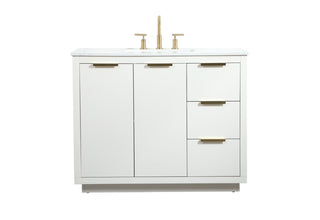 Elegant Lighting - VF19442WH - Vanity Sink Set - Blake - white