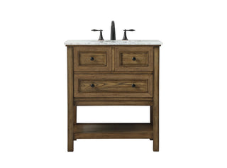 Elegant Lighting - VF27030DW - Single Bathroom Vanity - Metropolis - driftwood