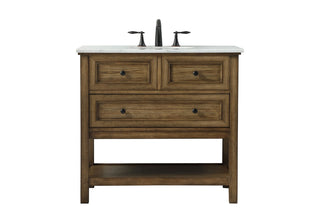 Elegant Lighting - VF27036DW - Single Bathroom Vanity - Metropolis - driftwood