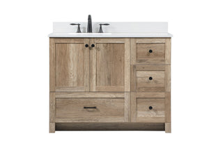 Elegant Lighting - VF2842NT-BS - Single Bathroom Vanity - Soma - natural oak